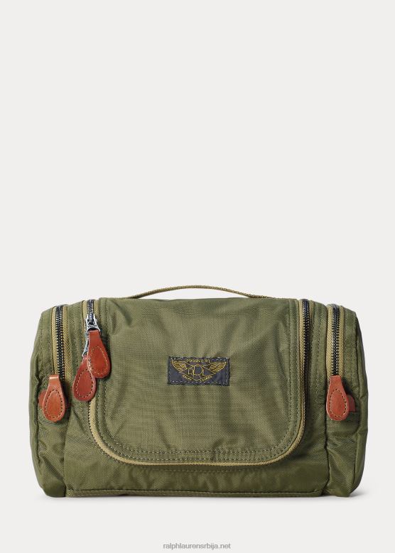 мушкарци Ralph Lauren путни комплет од најлонског платна V2V448871 маслина сива