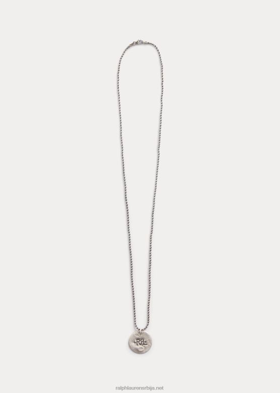 мушкарци Ralph Lauren сребрна огрлица V2V448878 сребро