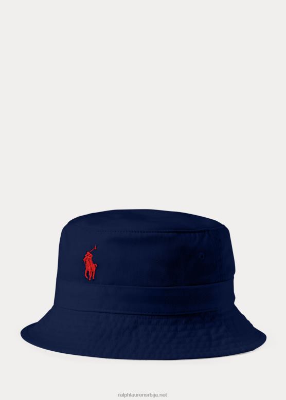 мушкарци Ralph Lauren памучни шешир V2V442252 невпорт морнарица