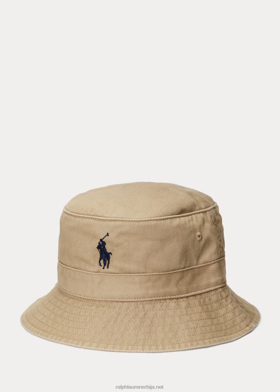 мушкарци Ralph Lauren памучни цхино шешир V2V442288 луксузан тен