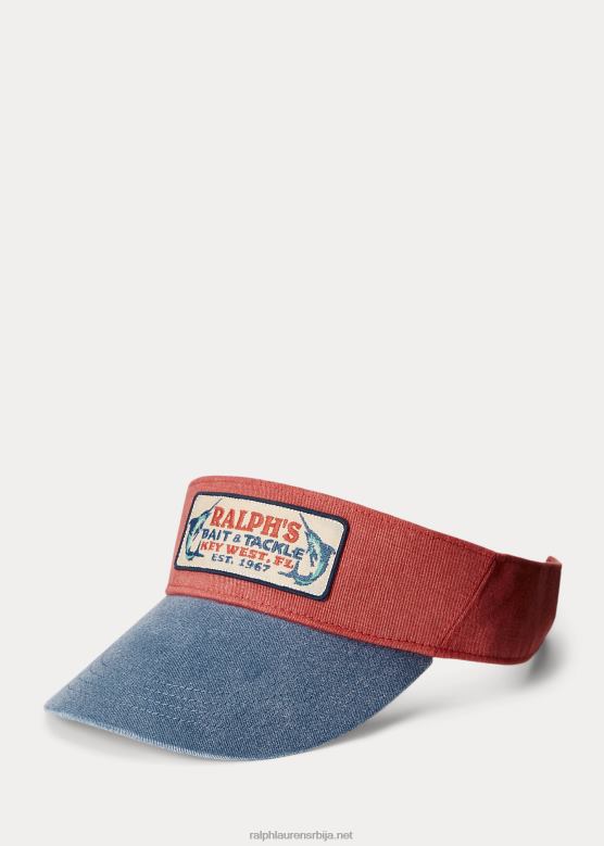 мушкарци Ralph Lauren визир од кепера V2V442310 љута паприка/стара краљевска