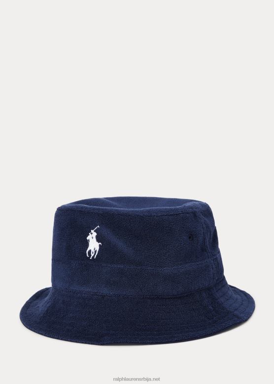 мушкарци Ralph Lauren фротирски шешир од мешавине памука V2V442433 невпорт морнарица