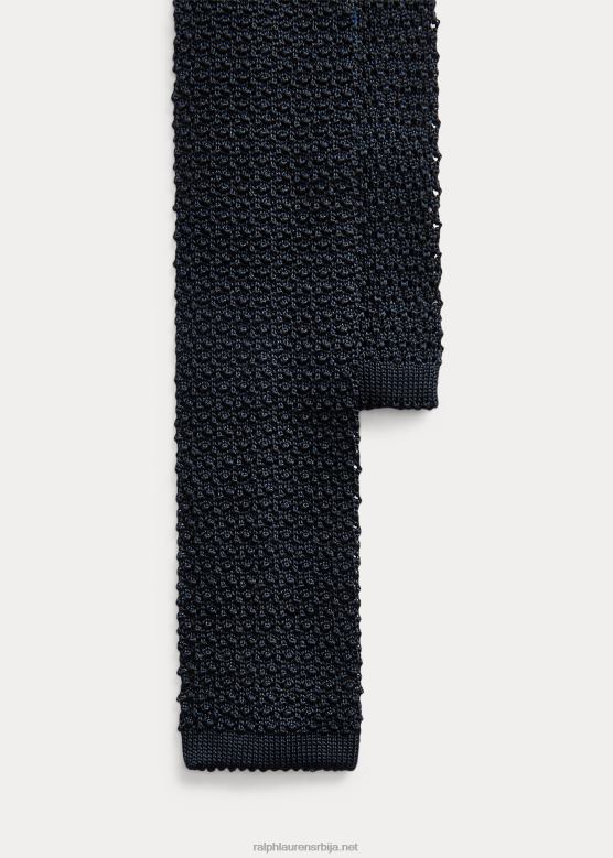 мушкарци Ralph Lauren плетена свилена кравата V2V442245 морнарица