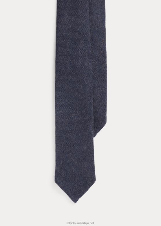 мушкарци Ralph Lauren кравата од камиље длаке од корпе V2V448946 плави камен