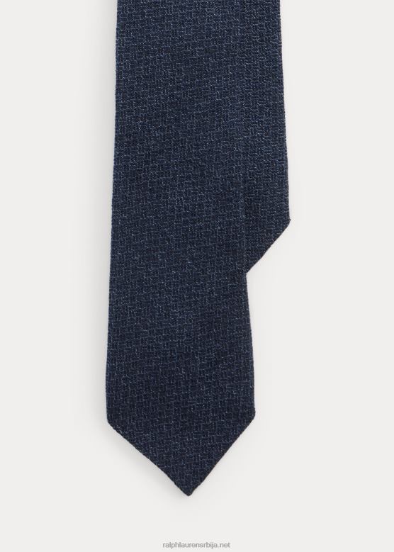 мушкарци Ralph Lauren кравата од кашмира и свиле V2V448952 морнарско/прашно плава