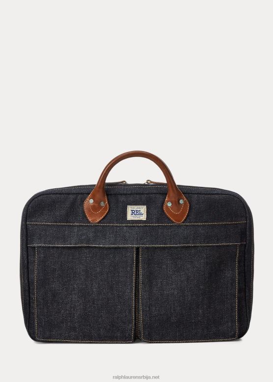 мушкарци Ralph Lauren тексас актовка обложена кожом V2V448859 индиго