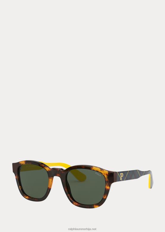 мушкарци Ralph Lauren наочаре за сунце од корњачевине V2V442779 зелен