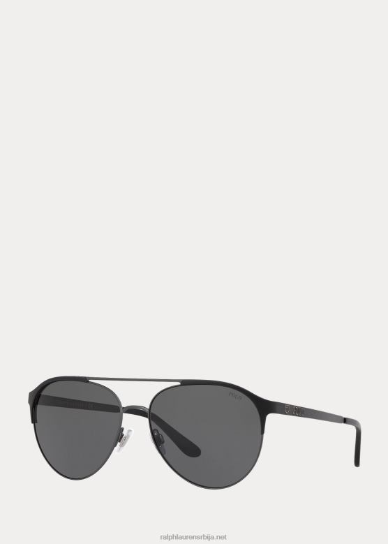мушкарци Ralph Lauren америчке спортске наочаре за сунце V2V442786 црн