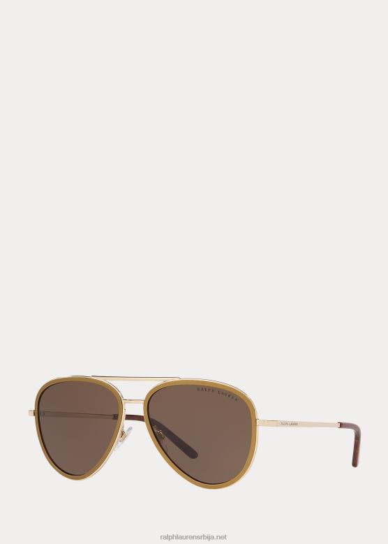 мушкарци Ralph Lauren аутомобилске пилотске наочаре за сунце V2V442795