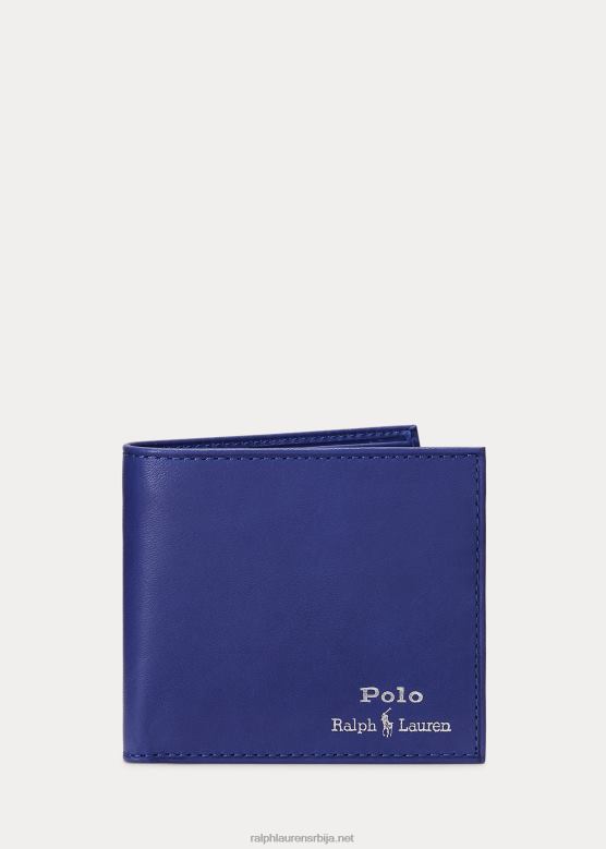 мушкарци Ralph Lauren кожни новчаник са преклопом V2V442395 баштина краљевска