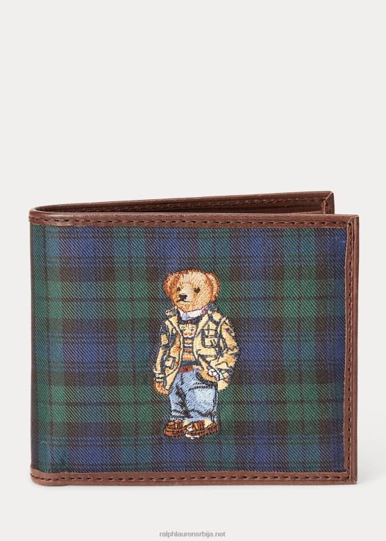мушкарци Ralph Lauren новчаник са свиленим преклопом са краватом поло медведа V2V448782