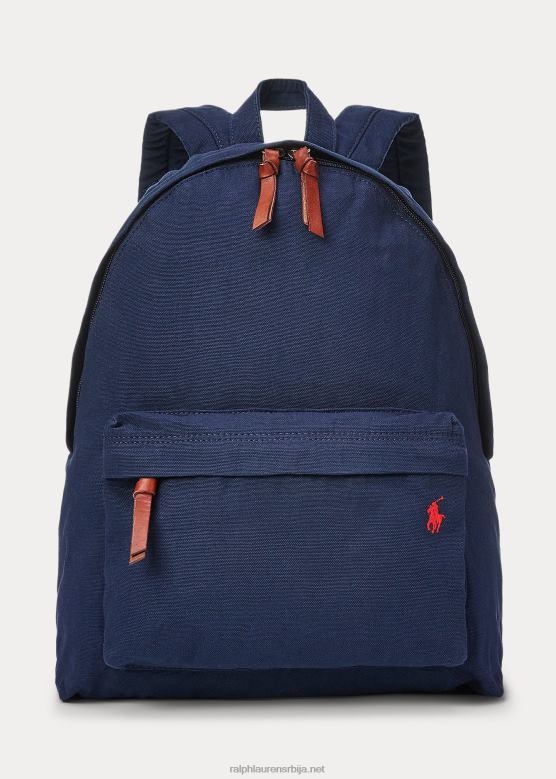 мушкарци Ralph Lauren платнени ранац V2V442387 невпорт морнарица