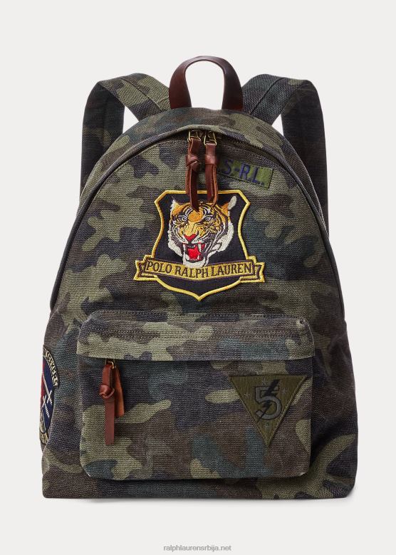 мушкарци Ralph Lauren платнени ранац од тиграсте крпице V2V442547 цамо