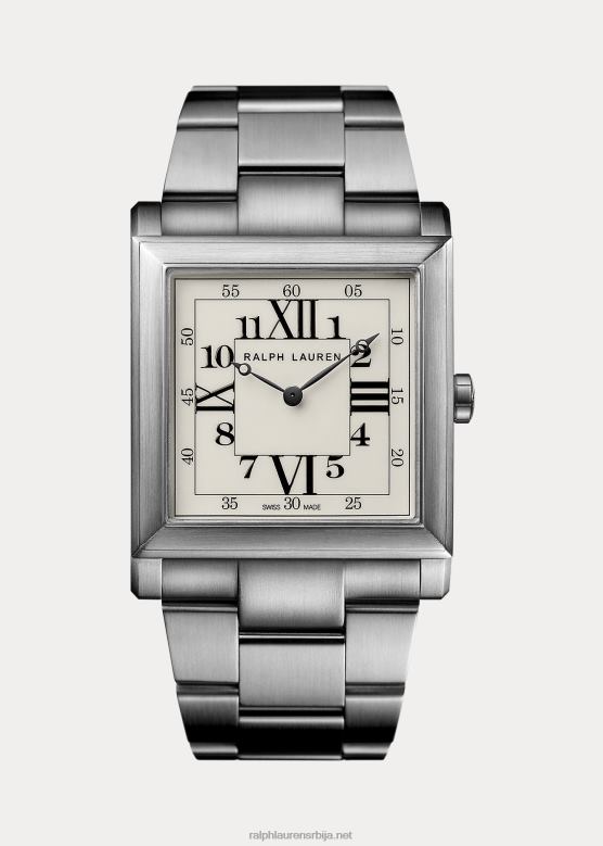 мушкарци Ralph Lauren рл867 челична наруквица од 35 мм V2V442819