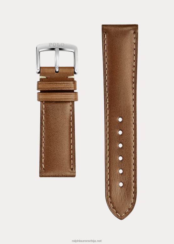 мушкарци Ralph Lauren каиш за сат од телеће коже V2V442825 тан теле