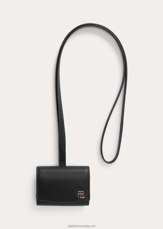 мушкарци Ralph Lauren вацхетта кожна футрола за аирподс V2V448983 црн