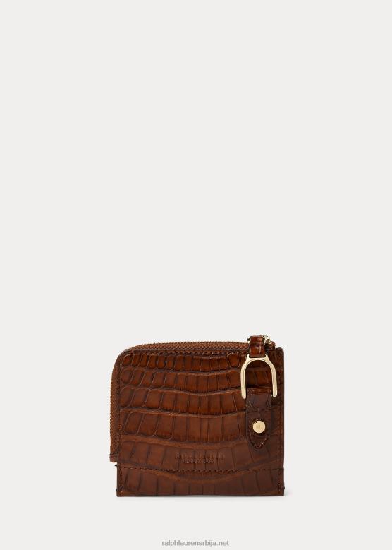 мушкарци Ralph Lauren Велингтон алигатор зип футрола V2V449003 коњак