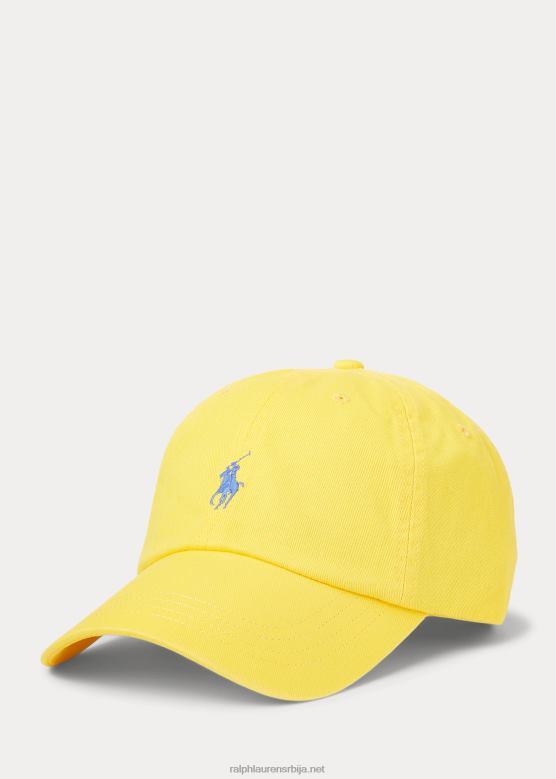 мушкарци Ralph Lauren памучна цхино капица V2V442495 згњечити лимун