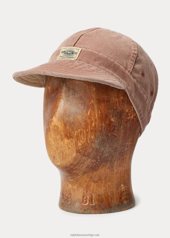 мушкарци Ralph Lauren патка платнена капа V2V448830 избледела љубичаста