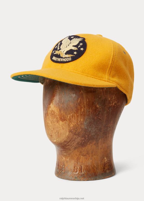 мушкарци Ralph Lauren Еагле-патцх капица од филца од мешавине вуне V2V448862 злато