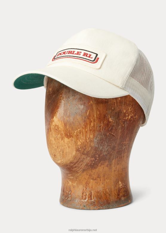 мушкарци Ralph Lauren лого-патцх кепер капа за камионе V2V448866 бео