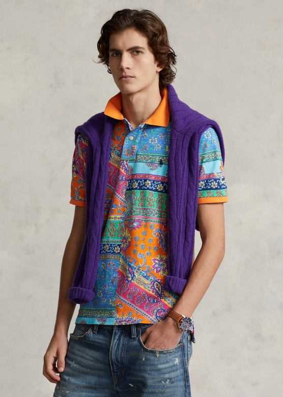 мушкарци Ralph Lauren мрежаста поло мајица класичног кроја V2V44352 провансалски медаљон