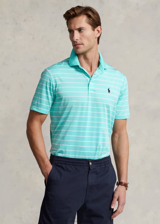мушкарци Ralph Lauren поло мајица класичног кроја V2V44685 одмор плаво/бело