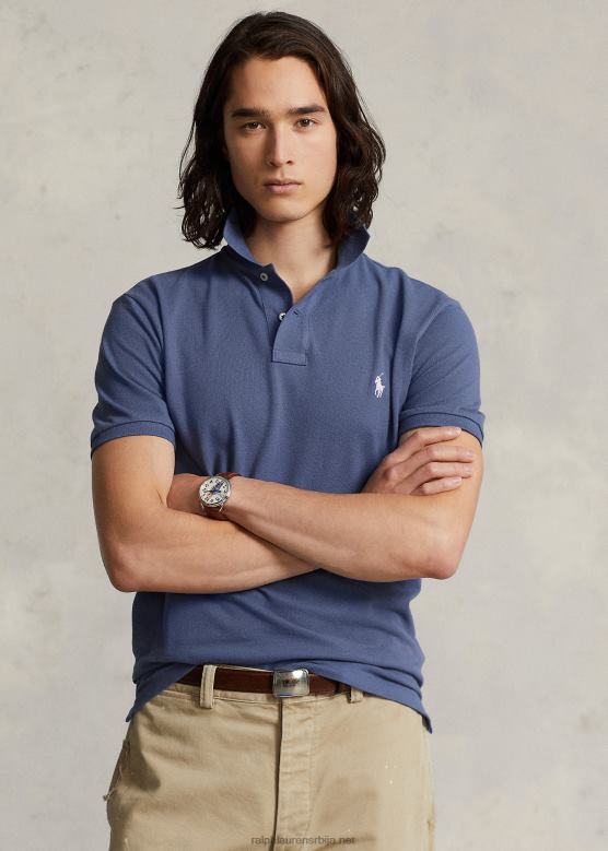 мушкарци Ralph Lauren лежерна/радна поло мајица танког кроја V2V449 стари краљевски