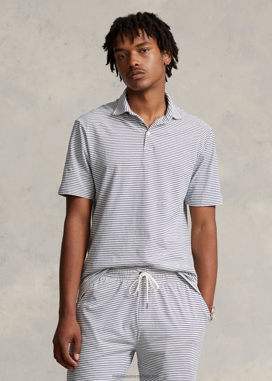 мушкарци Ralph Lauren Поло мајица од дреса класичног кроја V2V44905 невис/цланци блуе