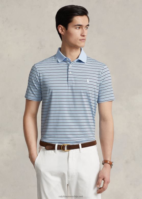 мушкарци Ralph Lauren поло мајица класичног кроја V2V44932 канцеларијски плави мулти