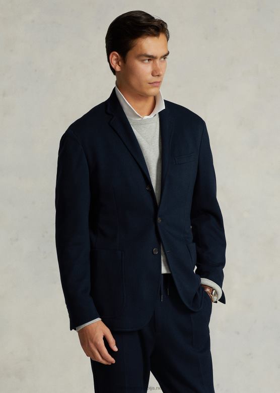 мушкарци Ralph Lauren поло мекани пике блејзер V2V441154 морнарица