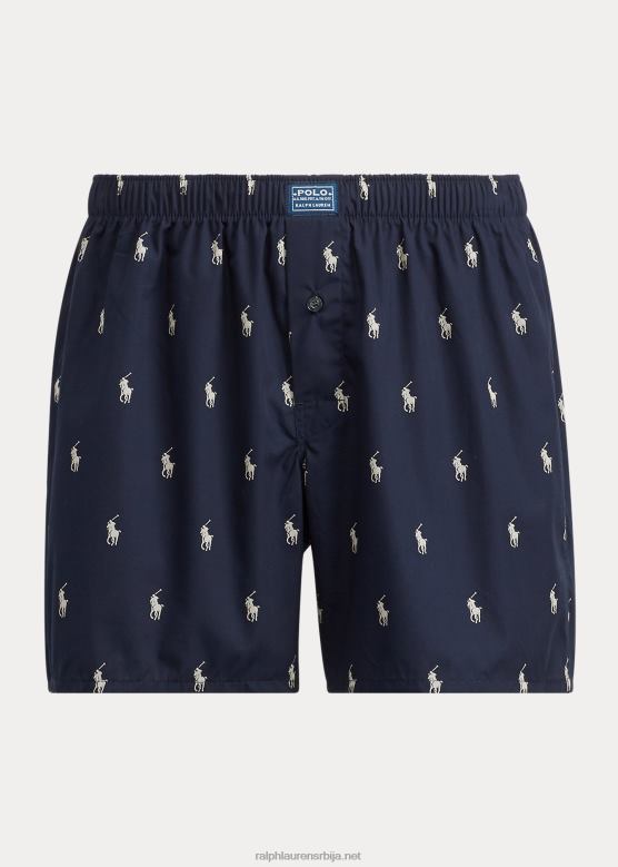 мушкарци Ralph Lauren алловер пони боксер V2V44622 морнарица