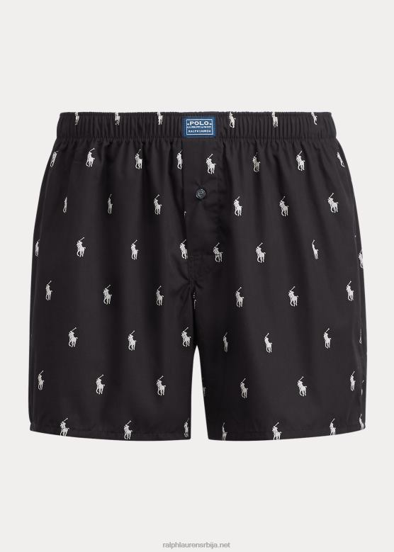 мушкарци Ralph Lauren алловер пони боксер V2V44623 црн