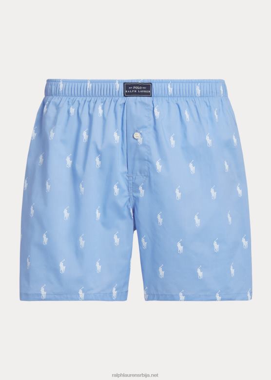 мушкарци Ralph Lauren алловер пони боксер V2V44624 плажа плава
