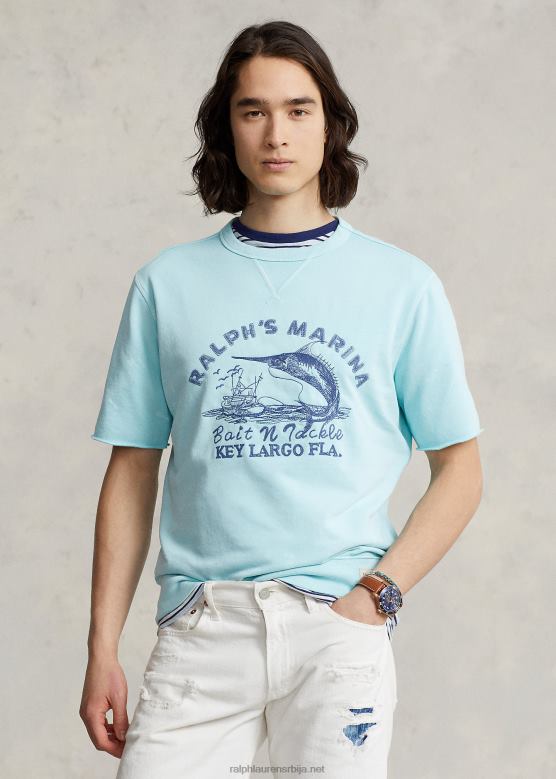 мушкарци Ralph Lauren марина дуксерица кратких рукава V2V441187 исланд акуа