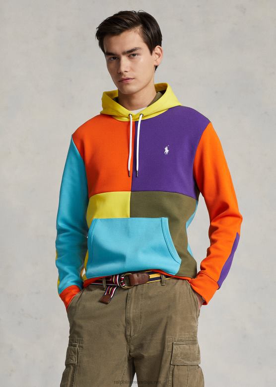 мушкарци Ralph Lauren водоодбојна дупла плетена дуксерица V2V441219 једрилица наранџаста мулти