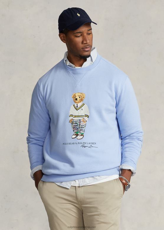 мушкарци Ralph Lauren дуксерица од поло медвјеђег флиса V2V441605 Остин плави медвед