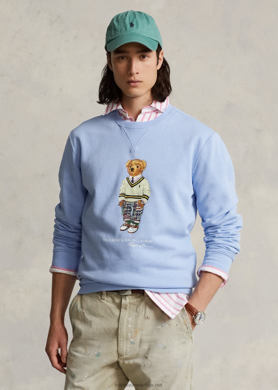 мушкарци Ralph Lauren дуксерица од поло медвјеђег флиса V2V44729 аустин блуе
