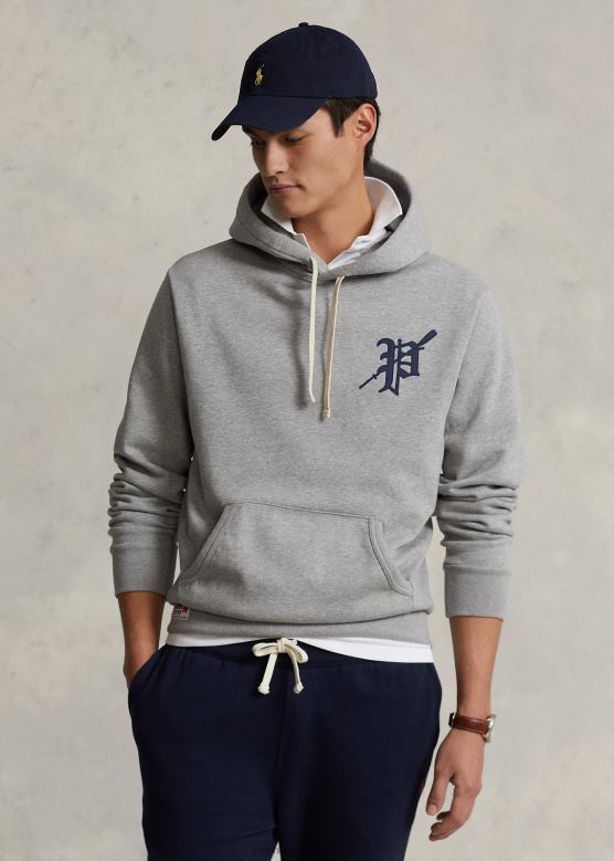 мушкарци Ralph Lauren дуксерица са графиком од флиса V2V448436 и преко вријеска