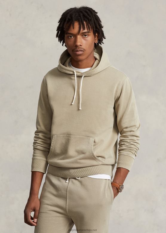 мушкарци Ralph Lauren дуксерица од флиса V2V448506 класични каки