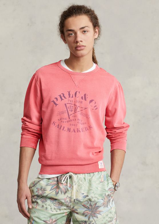 мушкарци Ralph Lauren дуксерица са графиком од флиса V2V448593 пост ред