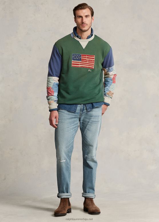 мушкарци Ralph Lauren варицк слим равне стреч фармерке V2V441351 холт