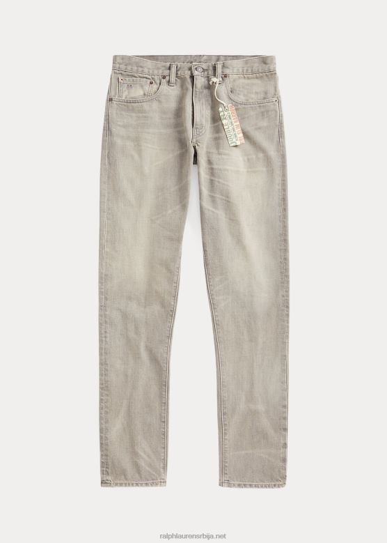 мушкарци Ralph Lauren танак уски крој мутно сива фармерка V2V441737 мутно сиво прање