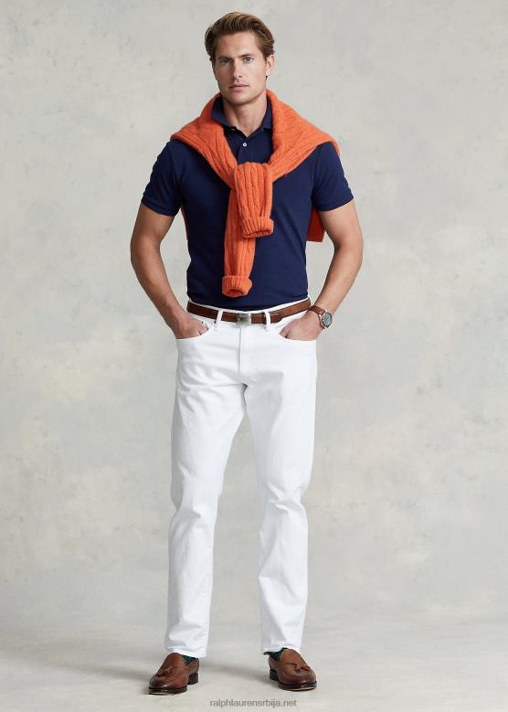 мушкарци Ralph Lauren варицк слим равне фармерке V2V44374 бео