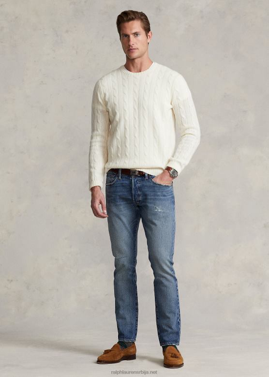 мушкарци Ralph Lauren Сулливан слим стретцх дистрессед фармерке V2V448675 буфорд стретцх