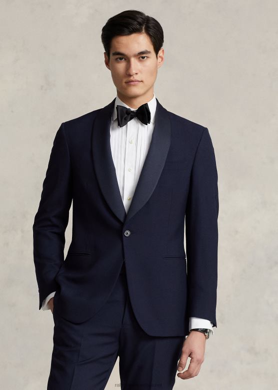 мушкарци Ralph Lauren смокинг поло шал јакна V2V441247 морнарица