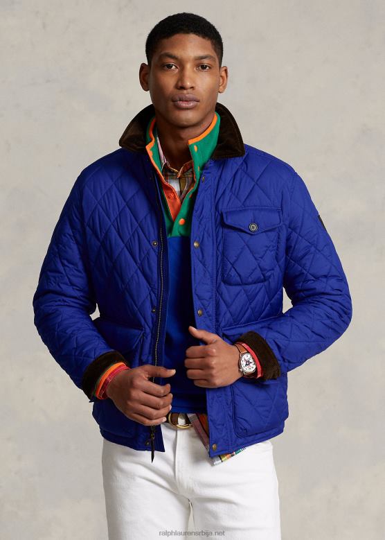 мушкарци Ralph Lauren водоодбојна прошивена јакна V2V448654 баштина краљевска