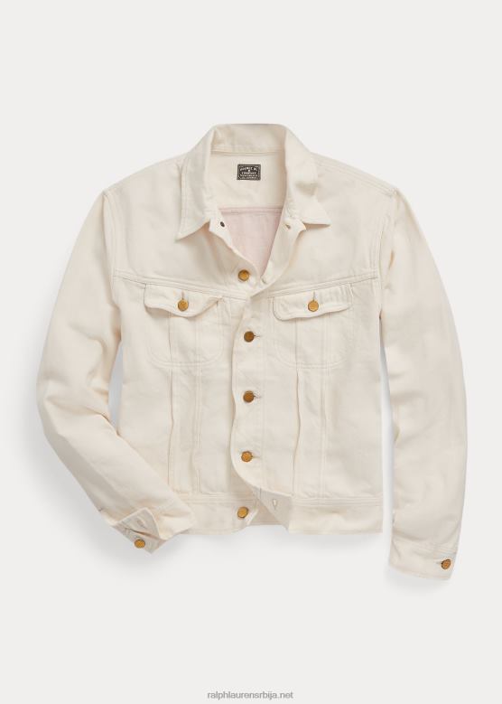 мушкарци Ralph Lauren обложена тексас јакна V2V448707 камен мулти