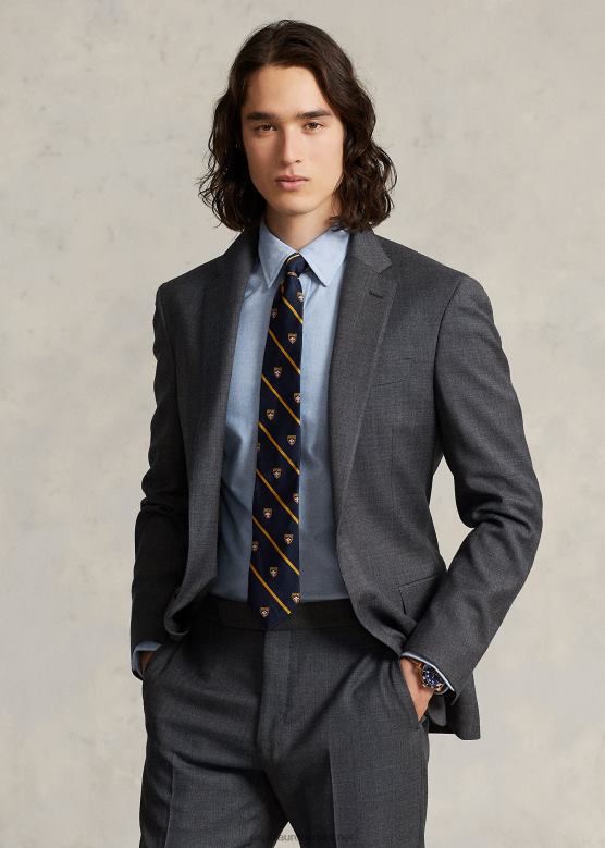 мушкарци Ralph Lauren Оксфорд кошуља са монограмом по мери V2V44110 Плави