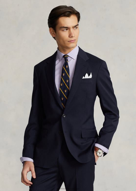 мушкарци Ralph Lauren уска кошуља од поплина V2V44743 кактус љубичасто/бело